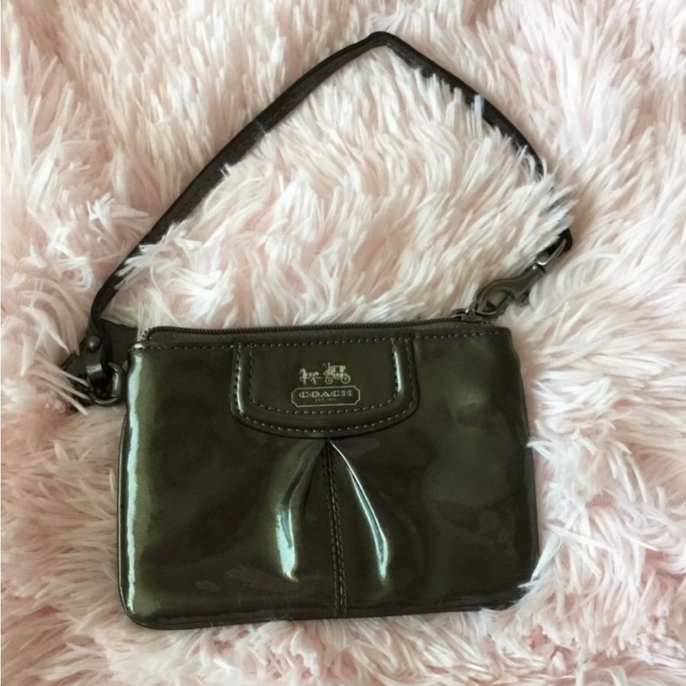 Coach Pewter wristlet